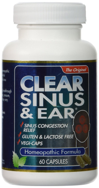 Clear Products Homeopathic Formula, Sinus and Ear, 60 Count