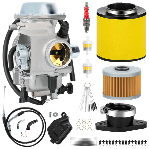 EOPOAYI TRX350 Carburetor Kit Compatible with Rancher 350 TRX350ES TRX350FE TRX350FM 2000-2006, FourTrax 300 Carb for 1986-2000 FourTrax TRX300 TRX350 Foreman 400 450 ATV 4 Wheeler with Air Oil Filter EOPOAYI TRX350 Carburetor Kit Compatible with Rancher 350 TRX350ES TRX350FE TRX350FM 2000-2006, FourTrax 300 Carb for 1986-2000 FourTrax TRX300 TRX350 Foreman 400 450 ATV 4 Wheeler with Air Oil Filter