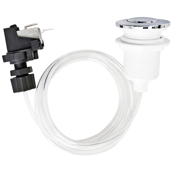 Hot Tub Air Switch, 1 Set Pneumatic Switch 16A On Off Push Air Button Tool for Bath Tub Spa Jetted Whirlpool Jet Set Hot Tub Air Switch, 1 Set Pneumatic Switch 16A On Off Push Air Button Tool for Bath Tub Spa Jetted Whirlpool Jet Set