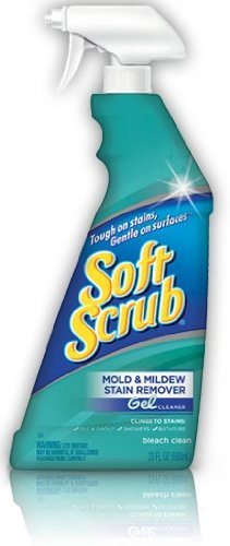 Soft Scrub Mold & Mildew Stain Remover Gel Cleaner Spray, 23 Ounce (Pack of 3)