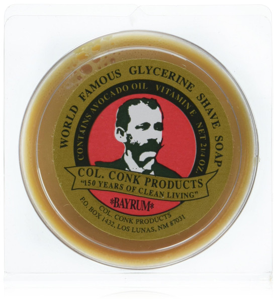 Colonel Conk Bay Rum Shaving Soap 2 oz(Pack of 3)