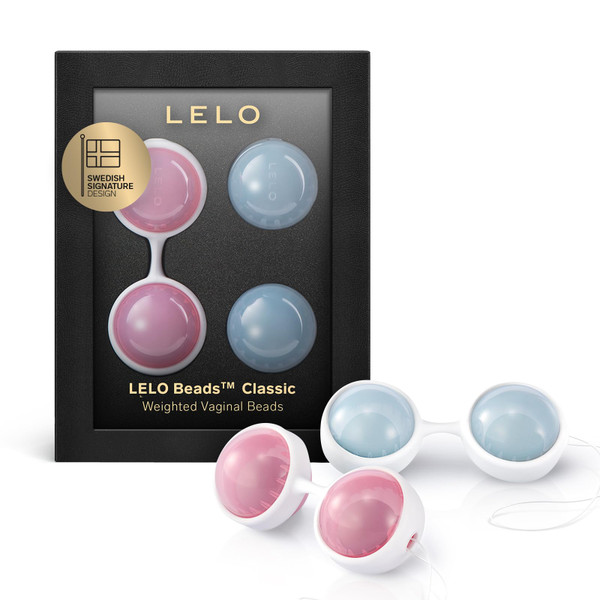 LELO Beads Classic Kegel Balls for Women of All Ages – Premium Silicone Exercise Weighted Balls with String - Perfect for Pleasure Enhancement