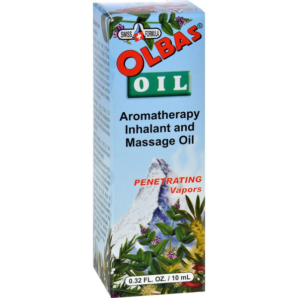 Olbas Therapeutic, Aromatherapy Inhalant and Massage Oil, 0.32 fl Ounces. Pack of 3