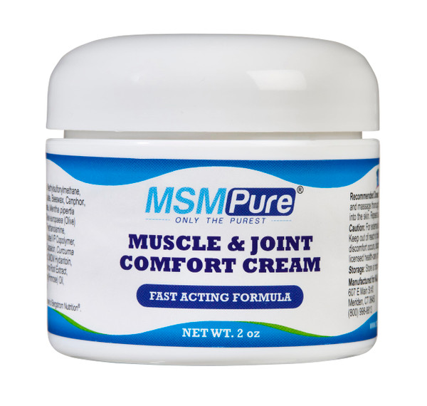 KALA HEALTH MSMPure Maximum Strength MSM Cream – 2 oz, Fast-Absorbing, Non-Staining Formula for Comfort & Flexibility – US-Made MSM