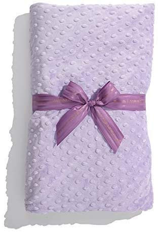 Sonoma Lavender Aromatherapy Spa Blanket Filled with Lavender Flowers and Flaxseed, Hot/Cold Microwaveable Heated Blanket for Soothing Muscles with Removable Washable Cover (44" x 18", Lilac Dot)