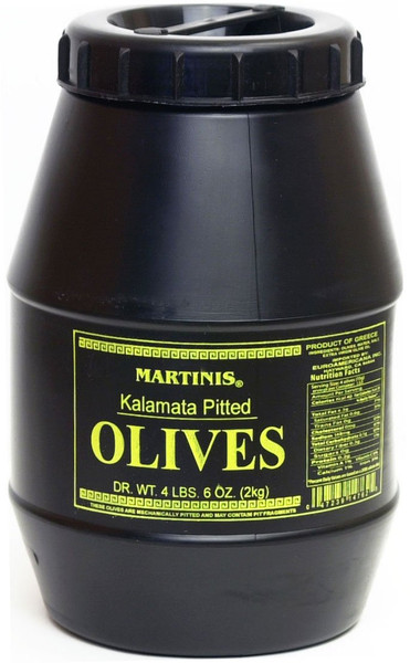 Martinis Select Kalamata Olives Pitted- 2 Kilo (4.6 Lbs)