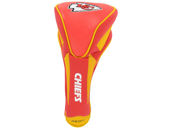 Team Golf NFL Kansas City Chiefs Single Apex Driver Head Cover Golf Club Single Apex Driver Headcover, Fits All Oversized Clubs, Truly Sleek Design