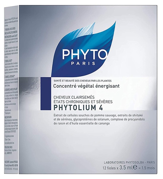 PHYTO Phytolium 4 Botanical Densifying Scalp Treatment, 12 flasks