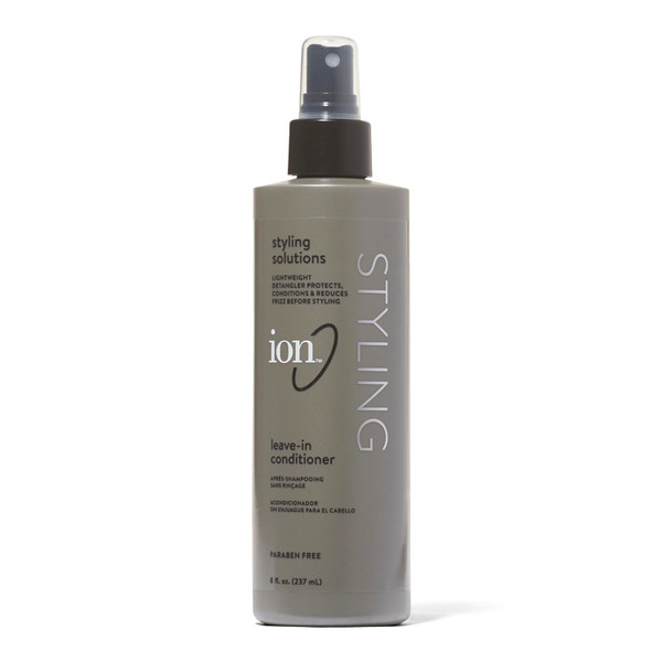 ion Styling Leave In Conditioner Spray, 8 Fl Oz, Dry, Brittle, or Coarse Hair, AntiFrizz, Detangling, Paraben Free