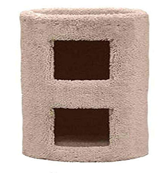 Classy Kitty Cat Condo 2 Story 21" tall sq opening 13.5" x 13.5" x 21" Tall