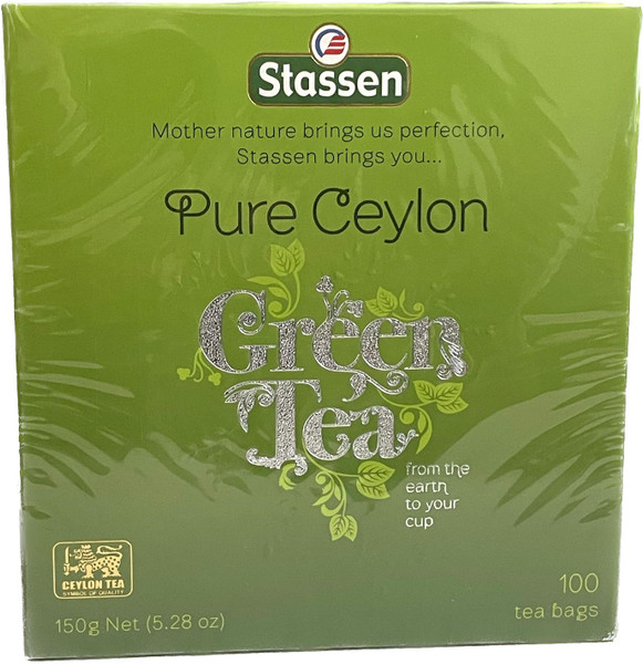 Stassen Pure Green Tea 100 Tea Bags