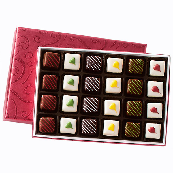 The Swiss Colony Christmas Petits Fours – Assorted Gourmet Mini Layer Cakes, Chocolate and Swiss Creme Petits Fours Cakes, Holiday Dessert Gift Pack of 24, Cake Assortment for Celebrating