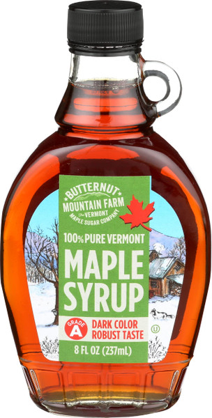 Butternut Mountain Farm Robust Dark Maple Syrup, 8 FZ