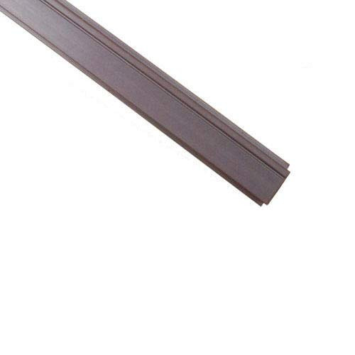 Gordon Glass™ Flexible Magnetic Strip Insert for Framed and Semi-Frameless Swinging Glass Shower Doors - 75" Long Brown