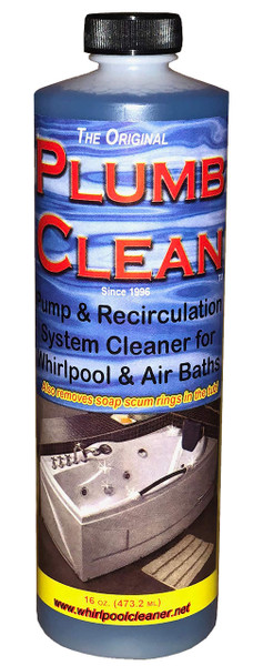 Plumb Clean Whirlpool, Jacuzzi, Jetted Tub & Air Channel Cleaner stops black flakes floating into the bathtub!
