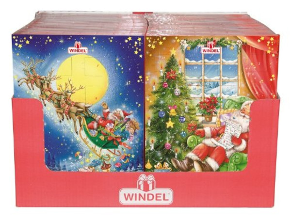 Windel Chocolate Advent Calendar (Pack of 4)