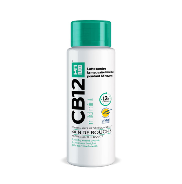 CB12 Mild Mint Menthol Mouthwash (250ml)