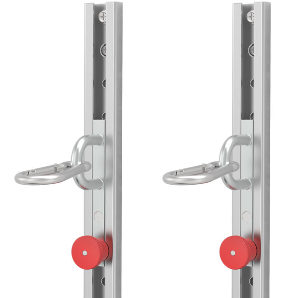 2 PCS Resistance Bands Wall Anchor Exercise Equipment Platform Base(Length 40"),Adjustable Wall-Mounted Anchor Multi-Purpose Fitness System for Complete Full Body Strength Training (No Bands Included)