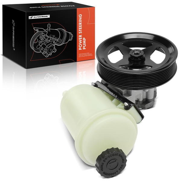 A-Premium Power Steering Pump, with 8-Groove Pulley & Reservoir, Compatible with Dodge Ram 1500 2008 5.7L, Ram 2500 3500 2003-2009, Ram 2500 3500 2010 6.7L, Ram 4500 5500 2008-2009