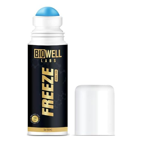 BioWell Freeze Roll-On Fast-Absorbing and Cooling for Post-Workout & Active Lifestyle Support