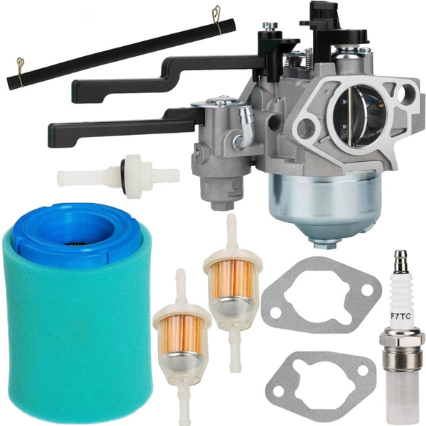 CH440 Carburetor Tune Up Kit Fits for Kohler Command Pro 420CC 14HP Gas Lawn Mower Engine Parts Carb Replace 17 853 53-S 17 853 96-S 17 853 113-S with Air Filter