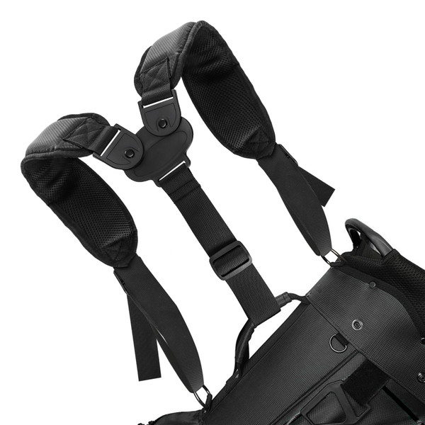Bekith Golf Bag Straps, Swivel Backpack Straps, Golf Bag Double Shoulder Strap Replacement Comfort Adjustable, Thick Padded Carrying Bag Strap, Black Bekith Golf Bag Straps, Swivel Backpack Straps, Golf Bag Double Shoulder Strap Replacement Comfort Adjustable, Thick Padded Carrying Bag Strap, Black