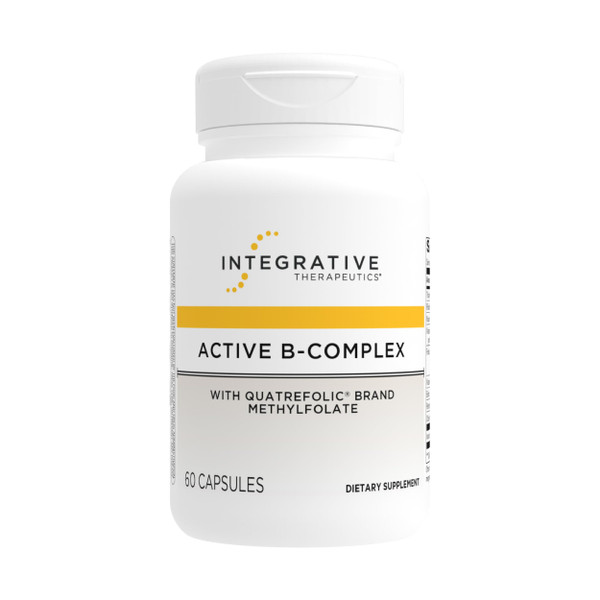Integrative Therapeutics Active B-Complex - Cellular Energy & Heart Health Support with Vitamins B2, B6 & B12* - Supports Nervous & Immune Systems* - Dairy-Free & Gluten-Free - 60 Capsules