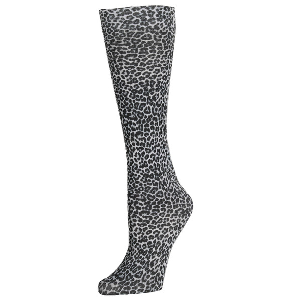 Celeste Stein Therapeutic Compression Socks, Black Grey Spots, 15-20 mmhg, 1 Pair