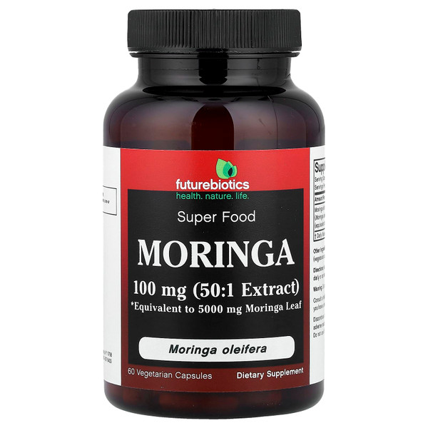 Futurebiotics Moringa 5000mg, 60 Vegetarian Capsules