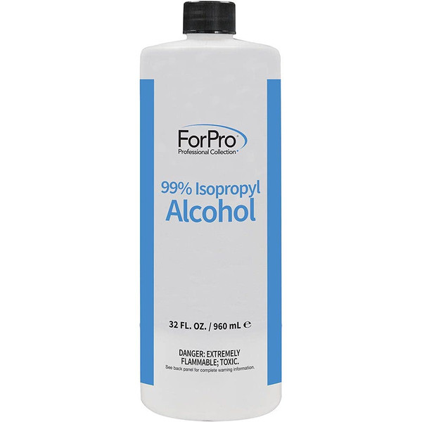 ForPro Professional Collection 99% Isopropyl Alcohol (IPA), Pure & Unadulterated Concentrated Alcohol, 32 Fl Oz (960ml)
