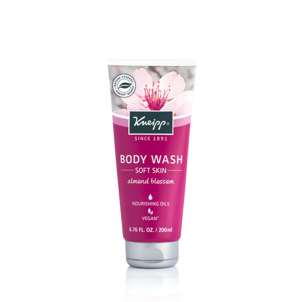 Kneipp Herbal Body Wash Gel Douche, Soft Skin, Almond Blossom, 6.76 Fl Oz