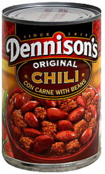 Dennison's, Original Chili Con Carne with Beans, 15oz Can (Pack of 6)