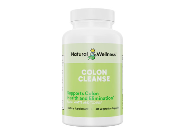 Natural Wellness Colon Cleanse – Supports Healthy Digestion, Regularity, and Intestinal Function – 60 Vegetarian Capsules, Gluten-Free