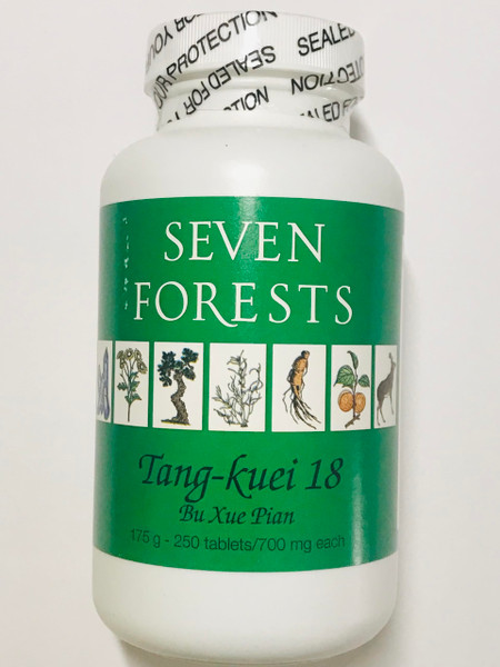 Tang-kuei 18 By Seven Forests, 250 Tablets, 700 Mg.