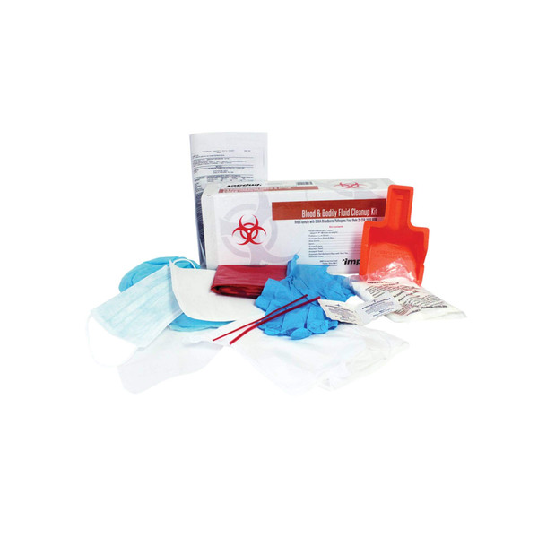 Bloodborne Pathogen & Body Fluids Cleanup Kit OSHA Compliant for Vomit, Blood & Urine, Commercial Grade - Great for shops, restraurants, hospitals