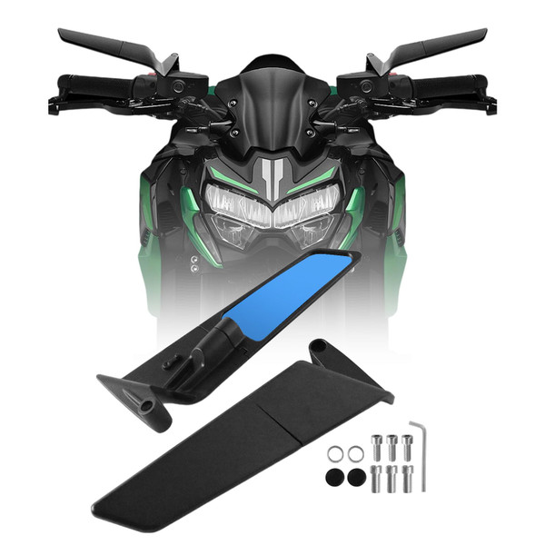 PACEWALKER Motorcycle Mirrors Universal Anti-glare Rotatable Stealth Wind Wing Side View Mirrors for Kawasaki Z400 Z650 Z900 Z1000 Duke 125 200 250 390 690 790 1290 Yamaha MT, HONDA, SUZUKI(8mm 10mm) PACEWALKER Motorcycle Mirrors Universal Anti-glare Rotatable Stealth Wind Wing Side View Mirrors for Kawasaki Z400 Z650 Z900 Z1000 Duke 125 200 250 390 690 790 1290 Yamaha MT, HONDA, SUZUKI(8mm 10mm)