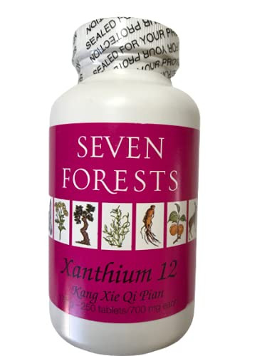 Xanthium 12 By Seven Forests - 250 Tablets - 700 Mg. Each