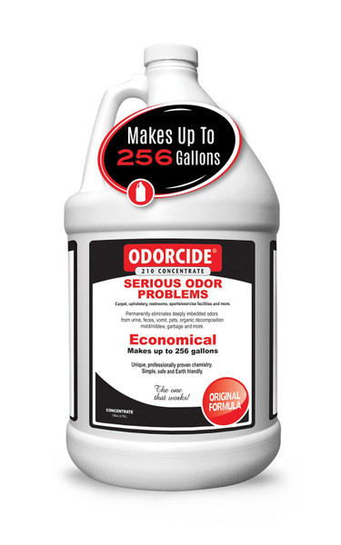 Odorcide Odor Eliminator Concentrate: Odor Eliminator for Strong Odor on Carpets, Hardwood & More - Smoke, Sweat & Pet Odor Eliminator for Home w/Non-Enzymatic Formula, 1 Gallon