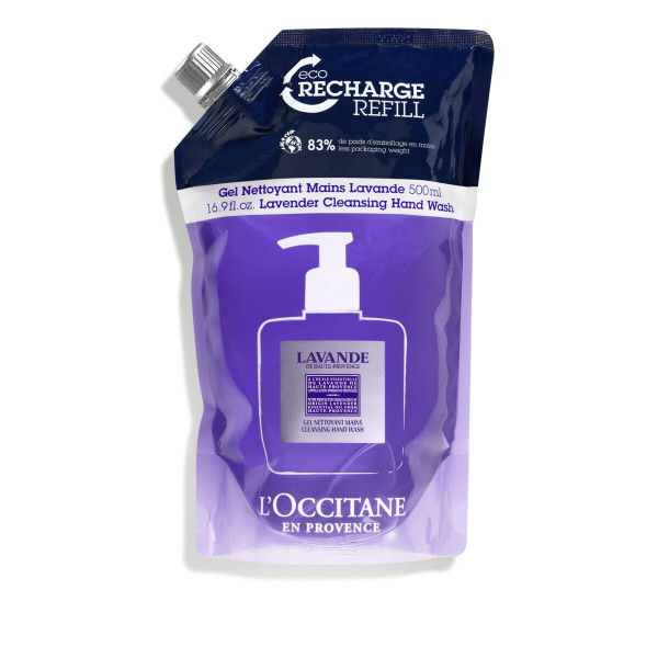 L'Occitane Cleansing Lavender Liquid Hand Soap Refill Enriched with Lavender Essential Oil 16.90 fl oz