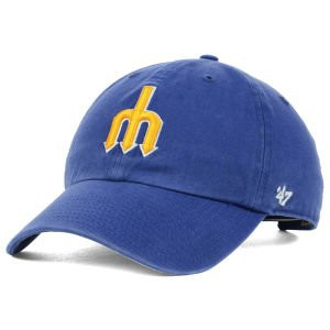 Seattle Mariners Cooperstown '47 Clean Up Adjustable Hat / Cap