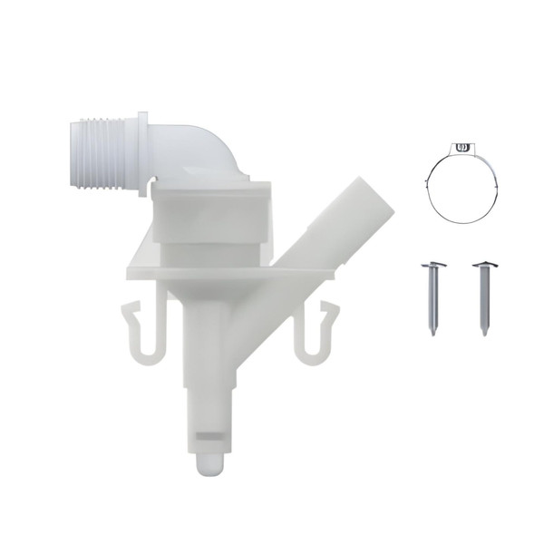 SEAFLO RV Toilet 90° Angled Water Inlet Valve Kit (SFRTK-017) - Fits All RV Toilets (SFRTPH-01-01, SFRTPH-01-02, SFRTPH-02-01) - Complete Kit with Screws, Clamp & Filter SEAFLO RV Toilet 90° Angled Water Inlet Valve Kit (SFRTK-017) - Fits All RV Toilets (SFRTPH-01-01, SFRTPH-01-02, SFRTPH-02-01) - Complete Kit with Screws, Clamp & Filter