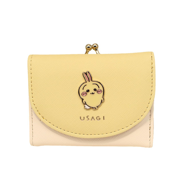 Aldy Chiikawa Trifold Wallet, yellow, サイズ：約105×80×30mm