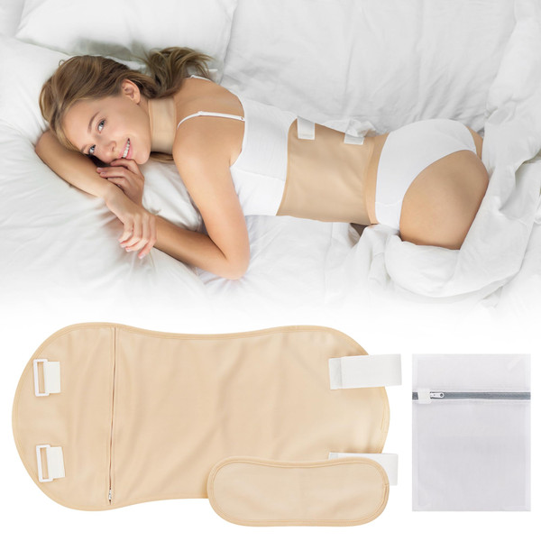 ASONA Organic Castor Oil Pack Wrap for Stomach and Neck Reusable (XL-XXL)