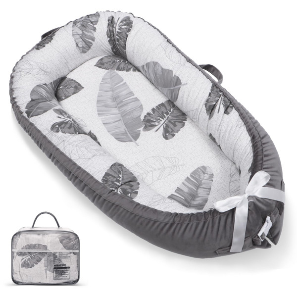 EAQ Baby Lounger, Infant Lounger for Newborn,Portable Baby Nest Cover Breathable & Soft, Newborn Essentials