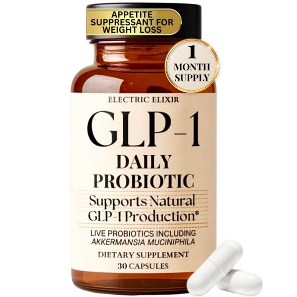 GLP-1 Weight Loss Supplement with Akkermansia - Reduce Hunger & Cravings, Support Fat Loss & Metabolism, Boost Natural GLP1 Production, Appetite Suppressant for Men & Women, Vegan & Gluten-Free