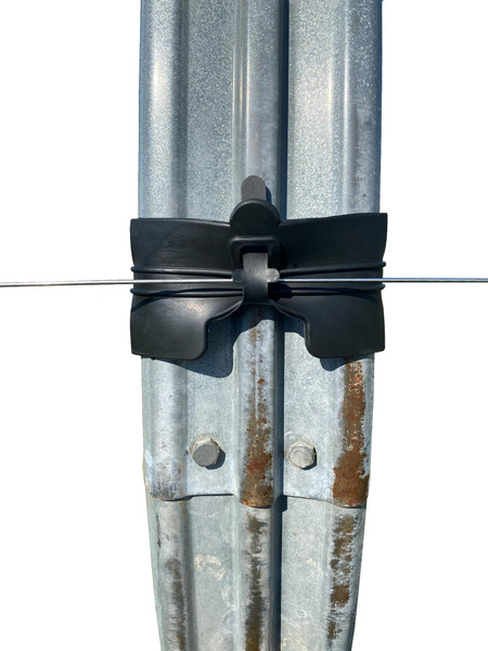 10 Pack, Electric Fence Insulator from Better Ranch Products, Electric Fence Supplies-Wheel Line Insulator, No Tools Required