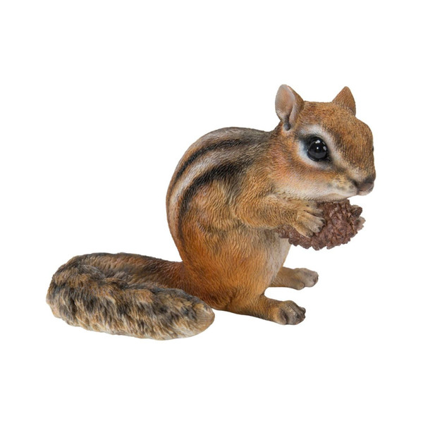 ウービア(Woobia) Uvia Chipmunk with Pinecone 5.3 x 3.5 x 3.8 x 3.8 inches (13.5 x 8.8 x 9.7 cm) Doll Figurine Figurine Animal Garden Decoration Squirrel H20509