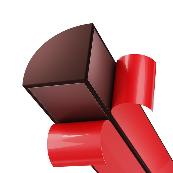 Flexible Quarter Round Molding, Peel and Stick Rubber Floor Trim for Bathrooms, Kitchens, Countertops,Flexible Moulded Trim 0.7" ×0.7" (Deep Coffee Color, 39Inch)