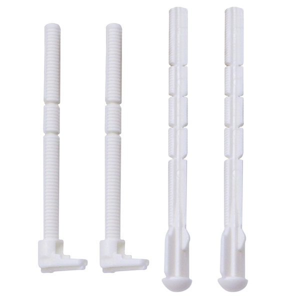 PuritySage Wall Hung Toilet Concealed Flush Plate Handle Rod Set For Geberit 241.874.00.1,Push Rod Set for UP320, White,Pack of 2