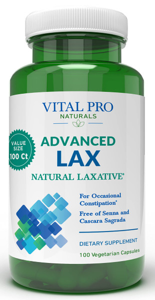 Vital Pro Naturals - Advanced Lax Natural Laxative Formula 100 Capsules Vital Pro Naturals - Advanced Lax Natural Laxative Formula 100 Capsules